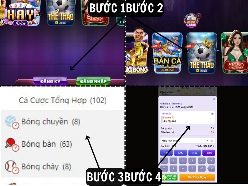 Bốn bước hướng dẫn tham gia cá cược bóng chuyền tại HAYWIN