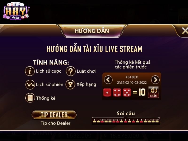 Tài xỉu online của HAYWIN cho phép người chơi giải trí mọi lúc