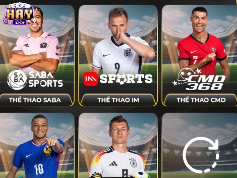 Thể thao HAYWIN quy tụ hàng loạt bộ môn hot