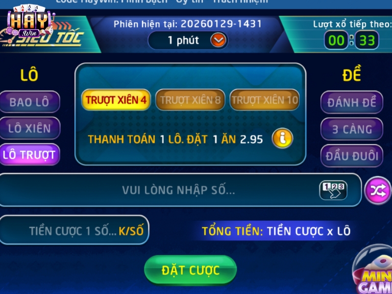 Luật chơi cơ bản của lô đề siêu tốc