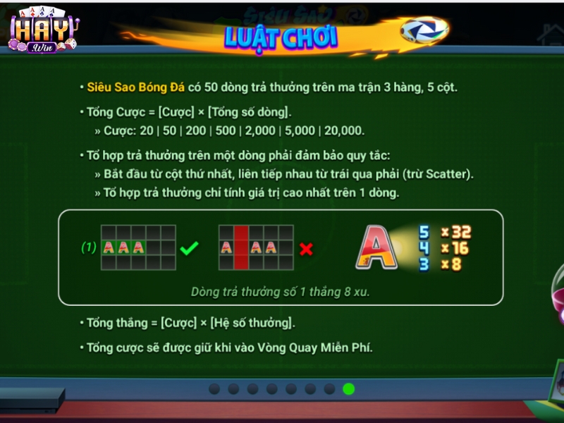 Một số tính năng chính khi tham gia chơi 