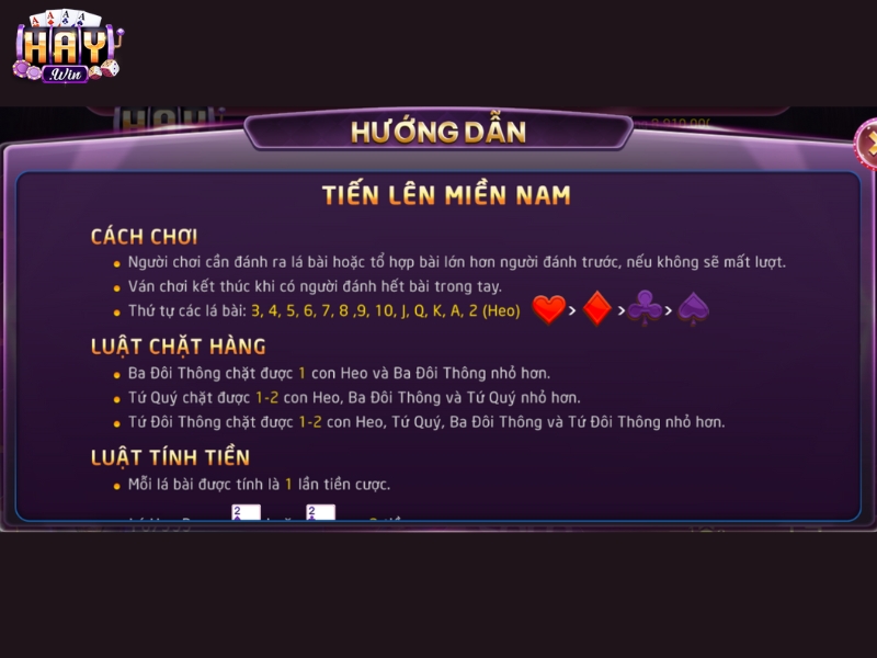 Tìm hiểu về cách chơi Tiến Lên Miền Nam 