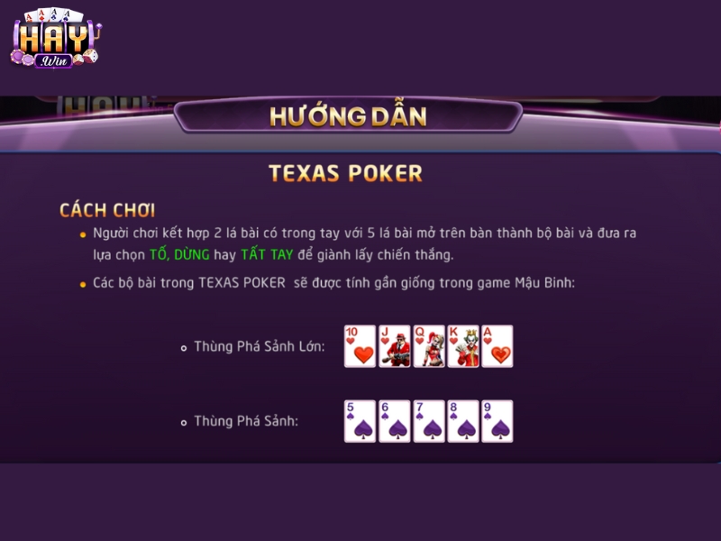 Tổng quan về tựa game Texas Poker