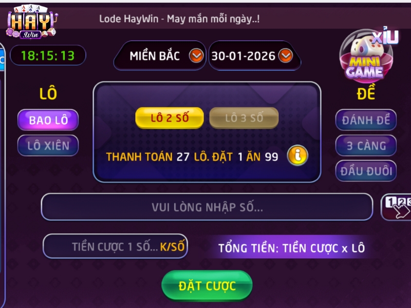 Xổ số truyền thống tại HAYWIN được yêu thích 